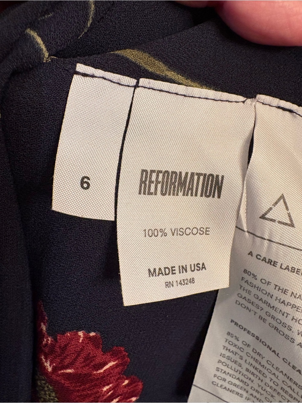 Reformation Arlene Mini Dress size 6 - Picture 6 of 6